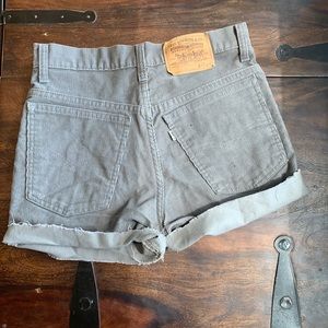 Vintage Levi corduroy shorts